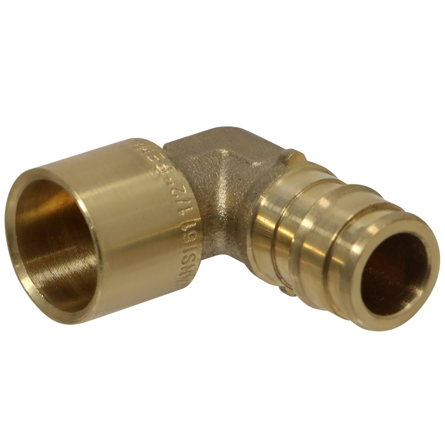 Pex-A Expansion 1/2 Inch x 1/2 Inch Male Elbow Sweat