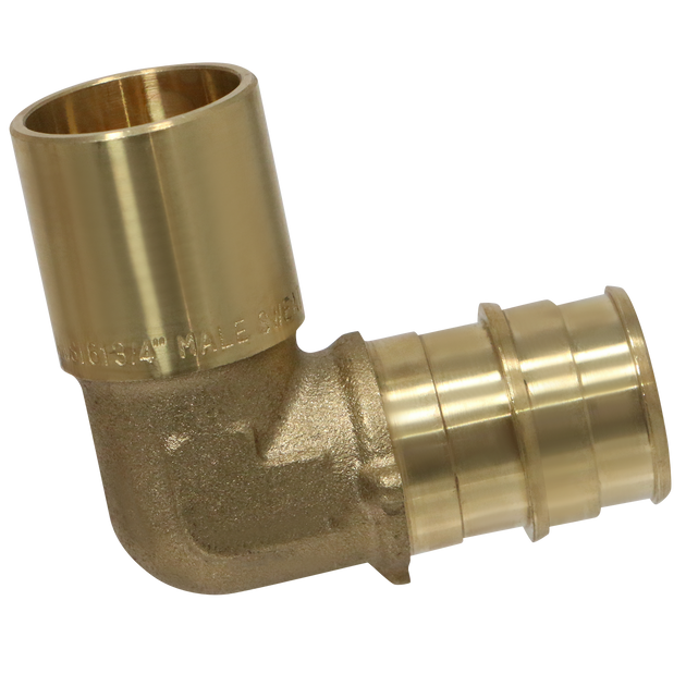 Pex-A Expansion 3/4 Inch x 3/4 Inch Male Elbow Sweat