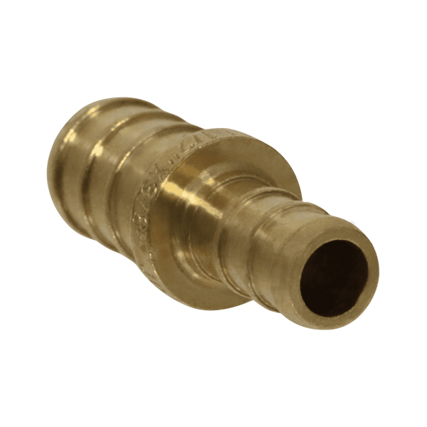 1/2 Inch x 3/8 Inch PEX-B Barb Crimp Reducing Coupling