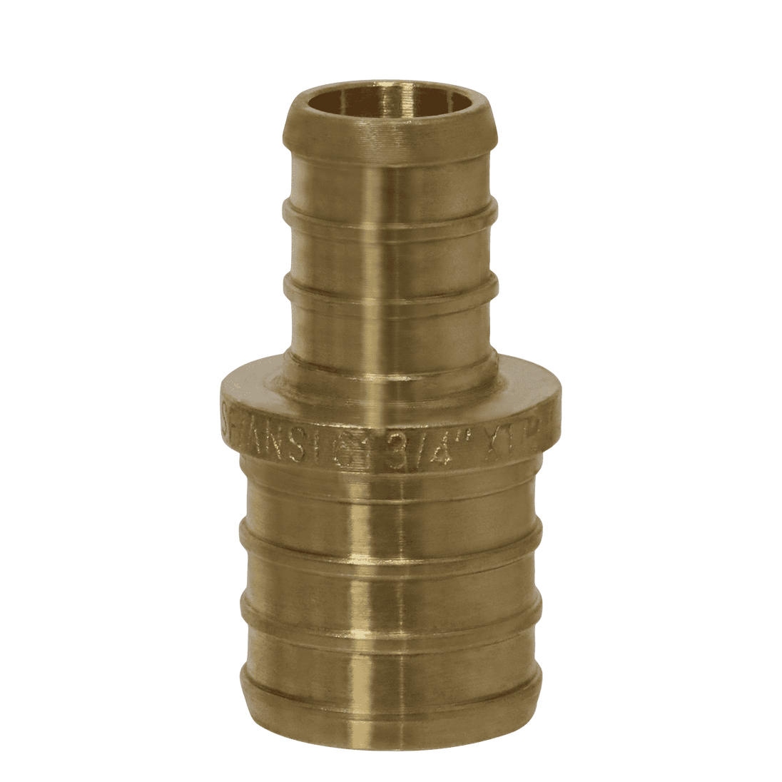 3/4 Inch x 1/2 Inch PEX-B Barb Crimp Reducing Coupling