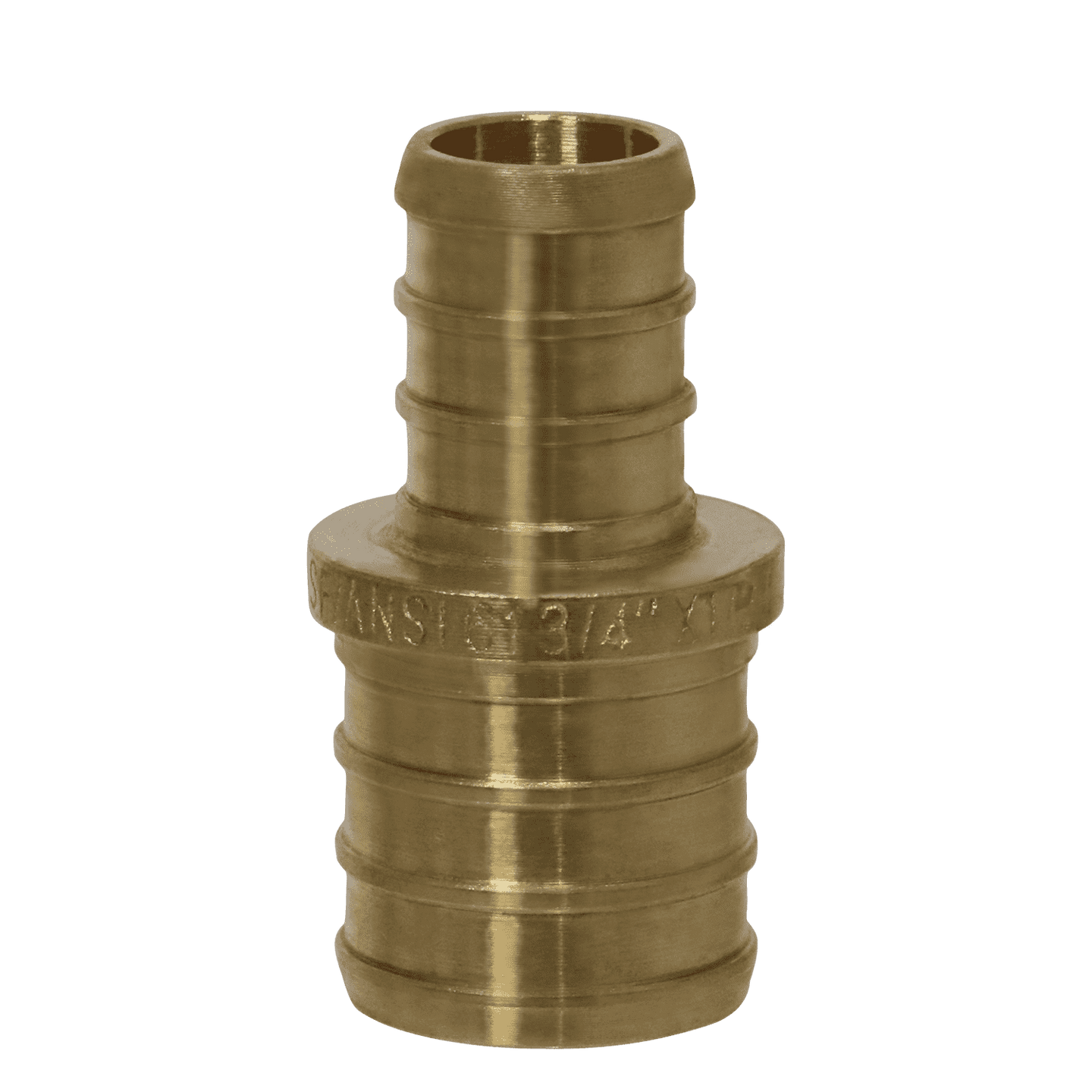 3/4 Inch x 1/2 Inch PEX-B Barb Crimp Reducing Coupling