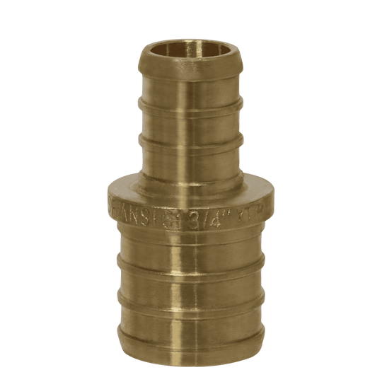 3/4 Inch x 1/2 Inch PEX-B Barb Crimp Reducing Coupling