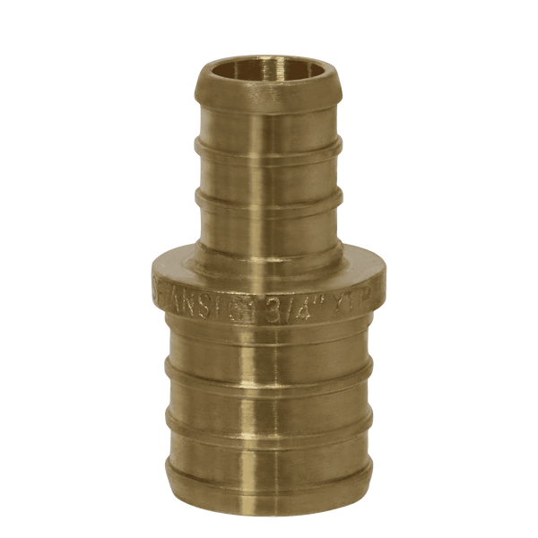 3/4 Inch x 1/2 Inch PEX-B Barb Crimp Reducing Coupling