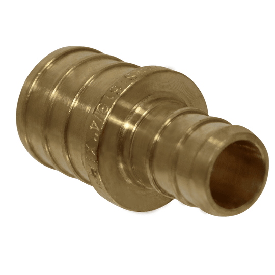 3/4 Inch x 1/2 Inch PEX-B Barb Crimp Reducing Coupling