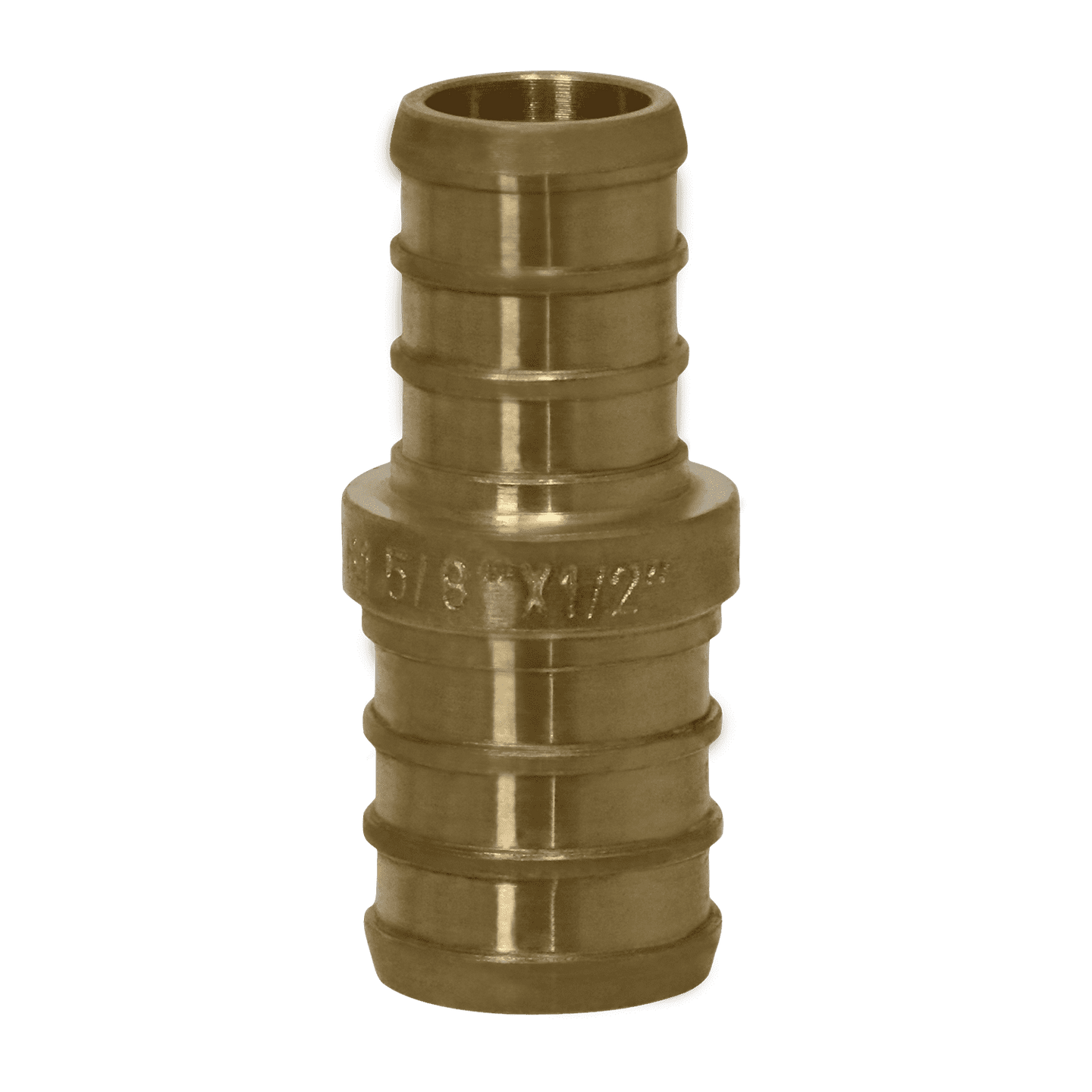 1/2 Inch x 5/8 Inch PEX-B Barb Crimp Reducing Coupling
