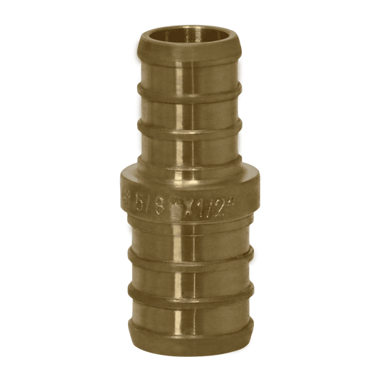 1/2 Inch x 5/8 Inch PEX-B Barb Crimp Reducing Coupling