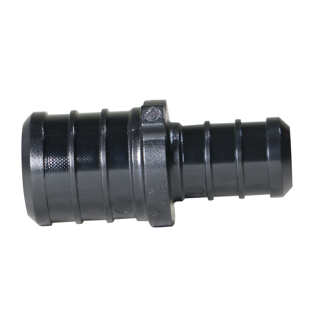 1/2 inch x 3/4 inch PEX-B Barb Crimp Poly Coupling