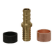 3/8 Inch PEX-B Barb x 3/8 Inch PB (polybutylene) Slicing coupling with ring