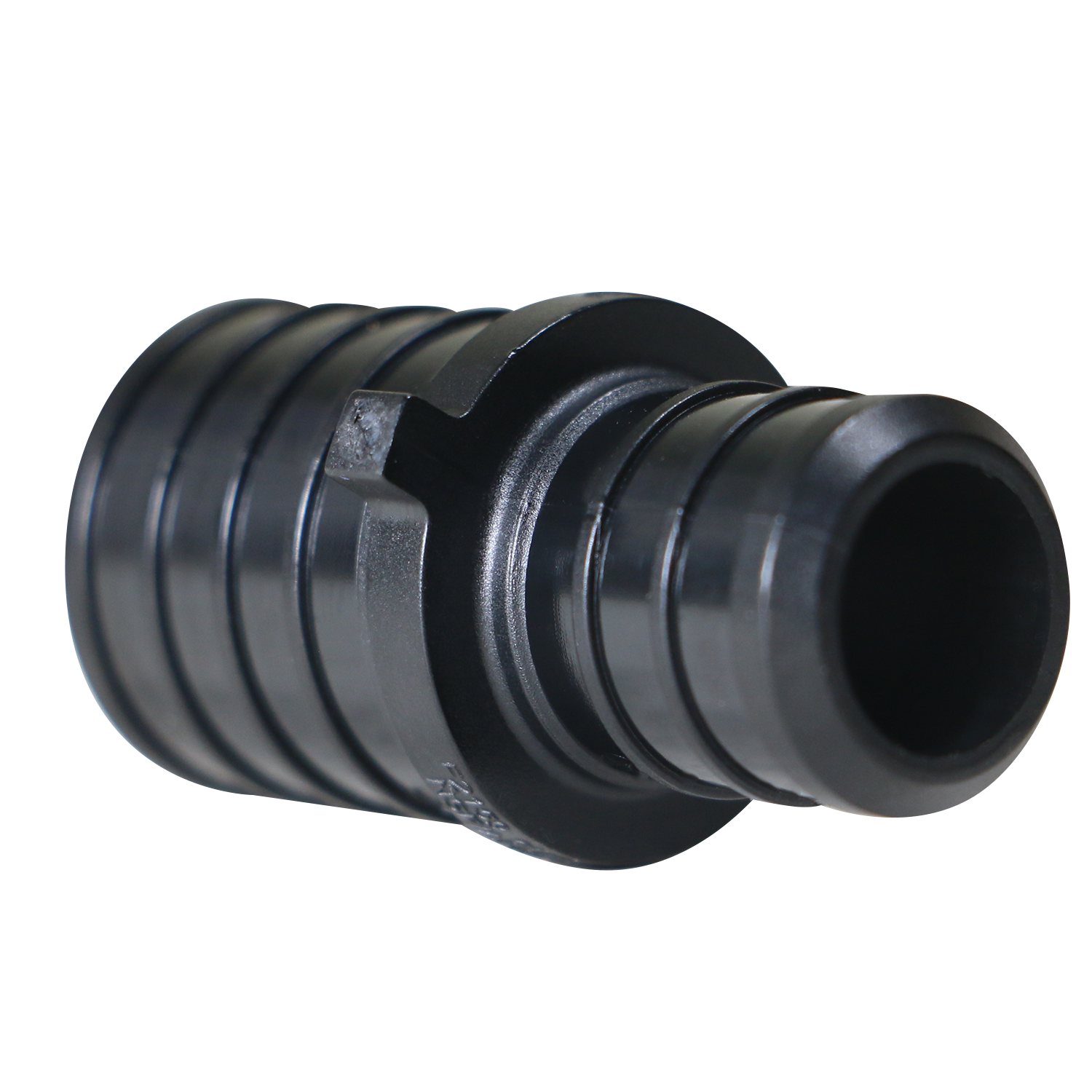 1 inch x 3/4 inch PEX-B Barb Crimp Poly Coupling