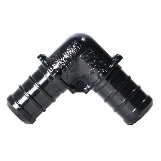 1/2 Inch PEX-B Barb Crimp Poly Alloy Elbow