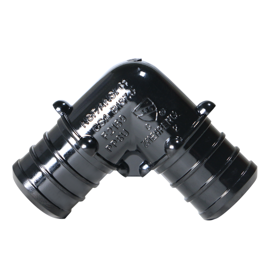 3/4 Inch PEX-B Barb Crimp Poly Alloy Elbow