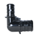 3/4 Inch X 1/2 Inch PEX-B Barb Crimp Poly Alloy Elbow