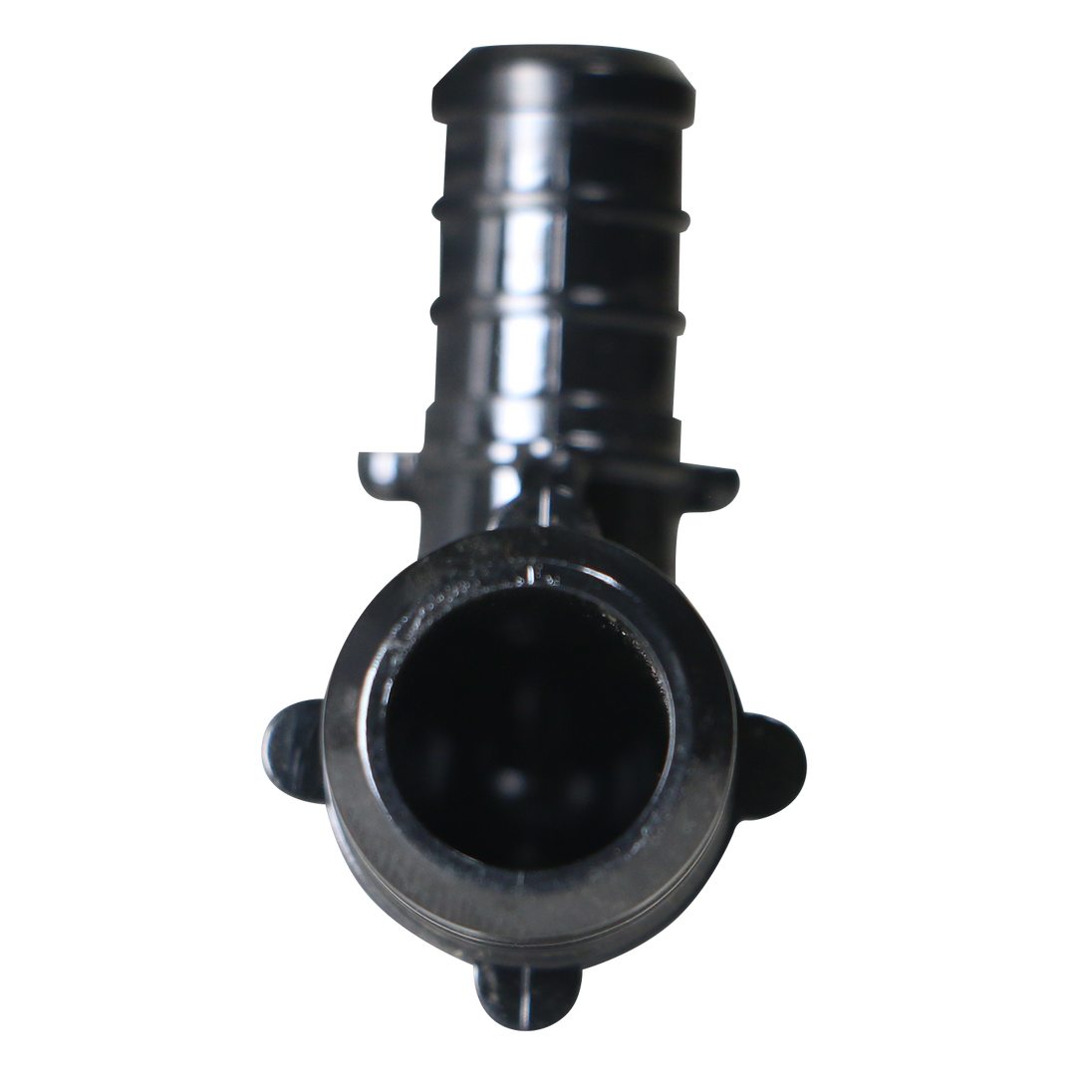 3/4 Inch X 1/2 Inch PEX-B Barb Crimp Poly Alloy Elbow