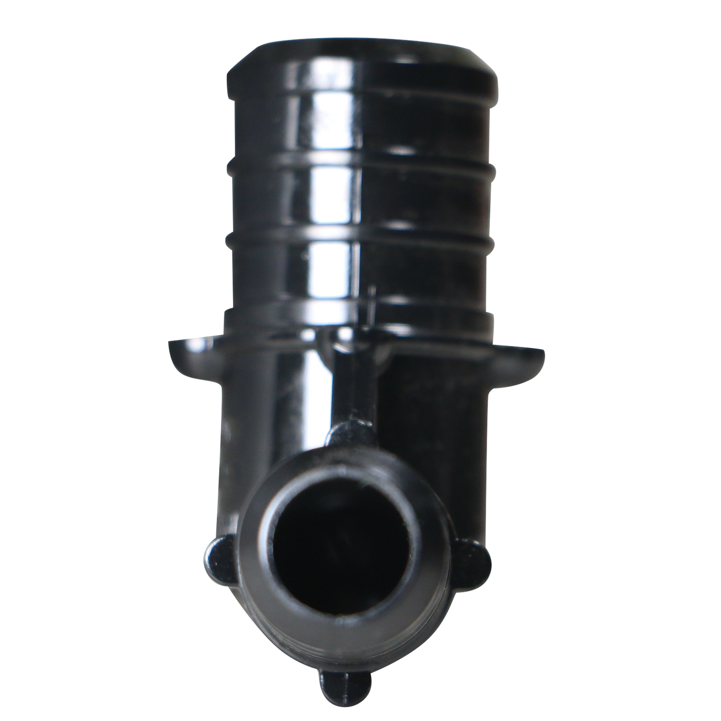 3/4 Inch X 1/2 Inch PEX-B Barb Crimp Poly Alloy Elbow