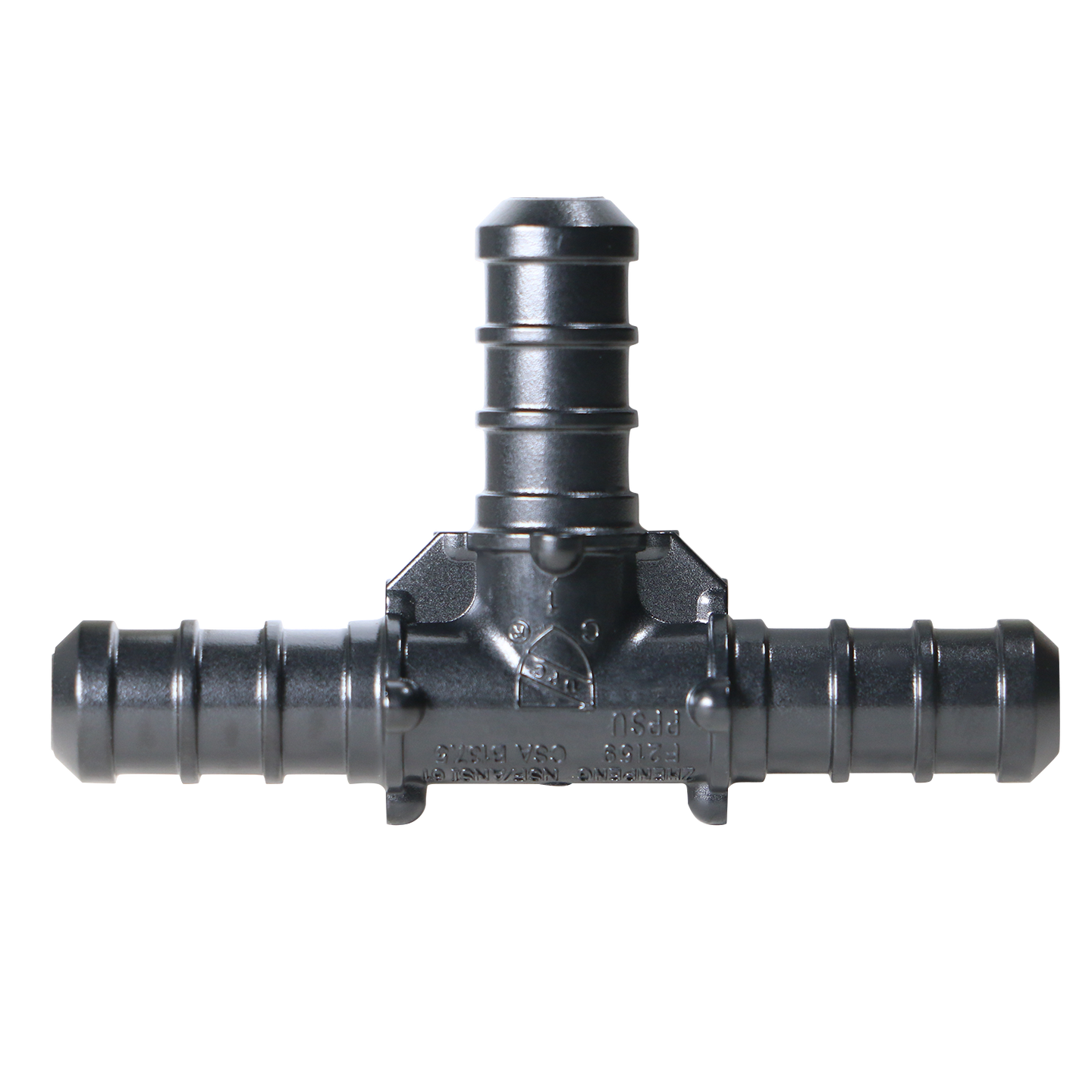 3/8 Inch PEX-B Barb Crimp Poly Alloy Tee