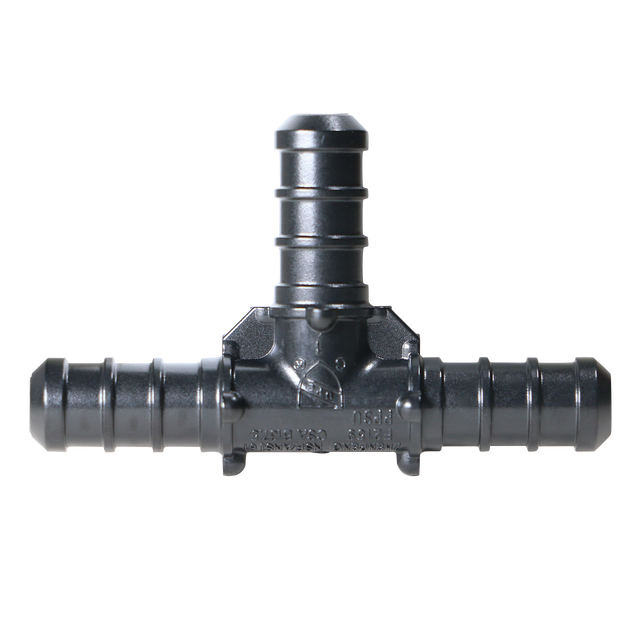 3/8 Inch PEX-B Barb Crimp Poly Alloy Tee