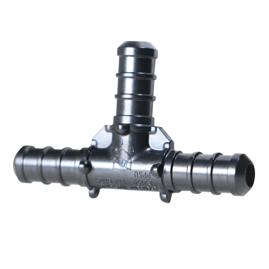 3/8 Inch PEX-B Barb Crimp Poly Alloy Tee