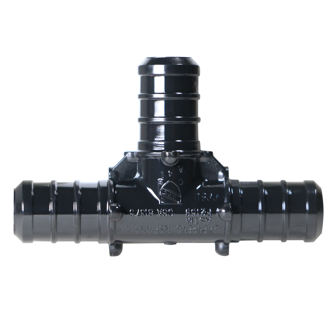 1/2 Inch PEX-B Barb Crimp Poly Alloy Tee