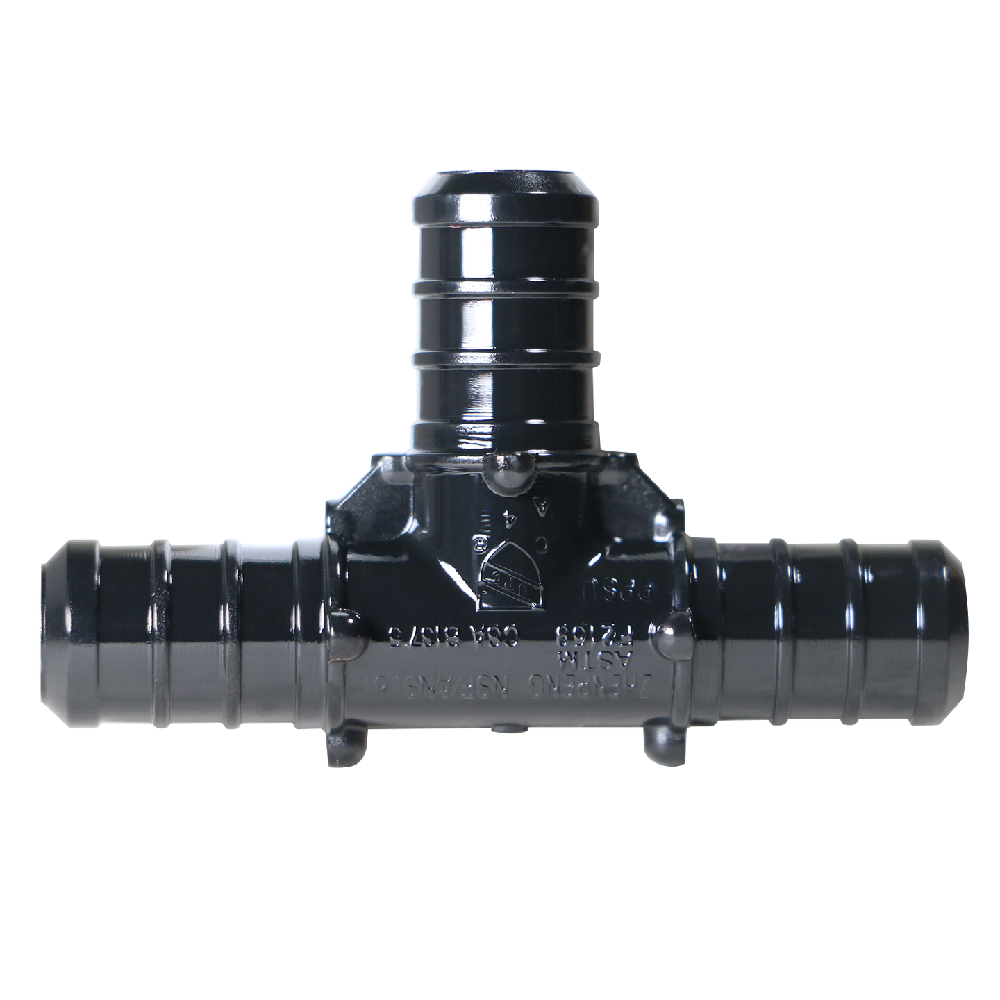 1/2 Inch PEX-B Barb Crimp Poly Alloy Tee