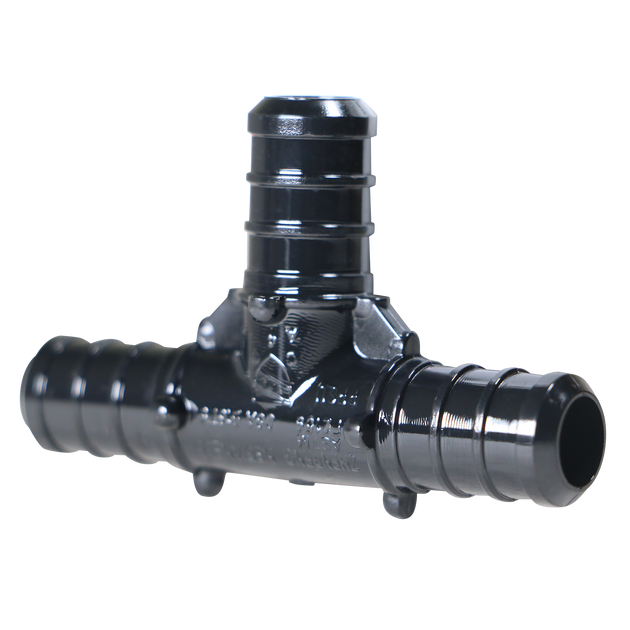 1/2 Inch PEX-B Barb Crimp Poly Alloy Tee