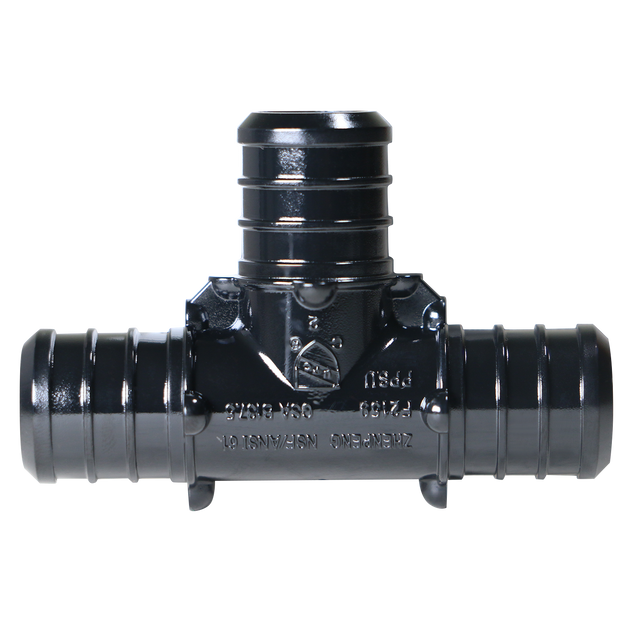 3/4 Inch PEX-B Barb Crimp Poly Alloy Tee