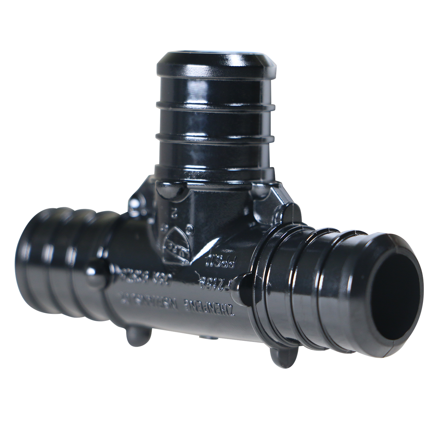 3/4 Inch PEX-B Barb Crimp Poly Alloy Tee