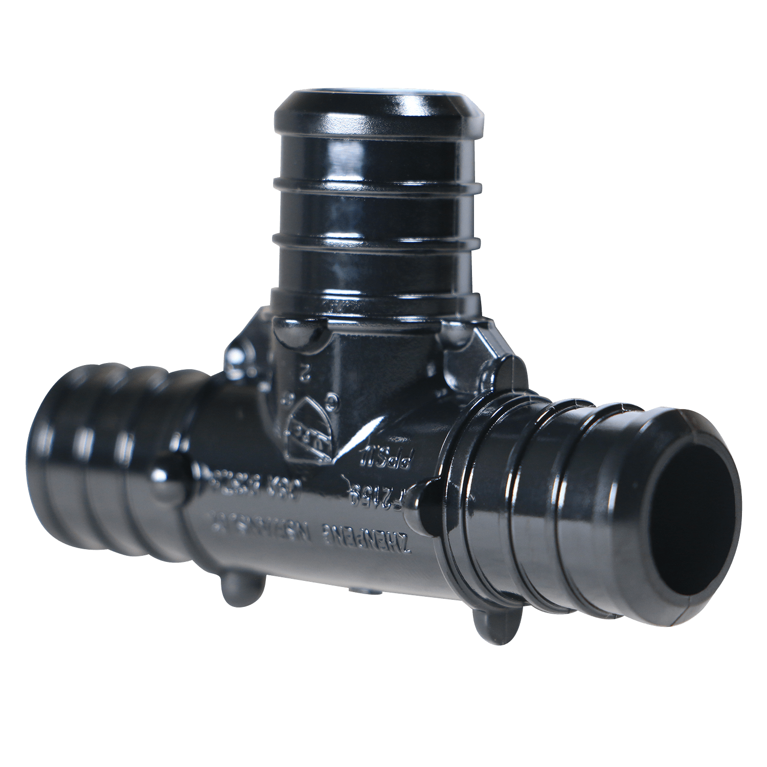 3/4 Inch PEX-B Barb Crimp Poly Alloy Tee