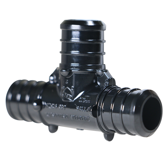 3/4 Inch PEX-B Barb Crimp Poly Alloy Tee