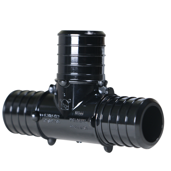 1 Inch PEX-B Barb Crimp Poly Alloy Tee