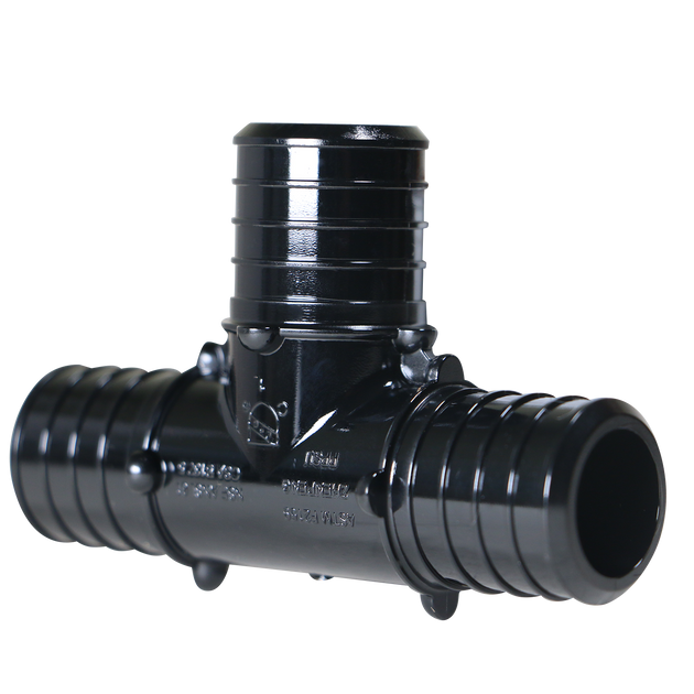 1 Inch PEX-B Barb Crimp Poly Alloy Tee