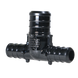 1/2 Inch X 1/2 Inch X 3/4 Inch PEX-B Barb Crimp Poly Alloy Tee