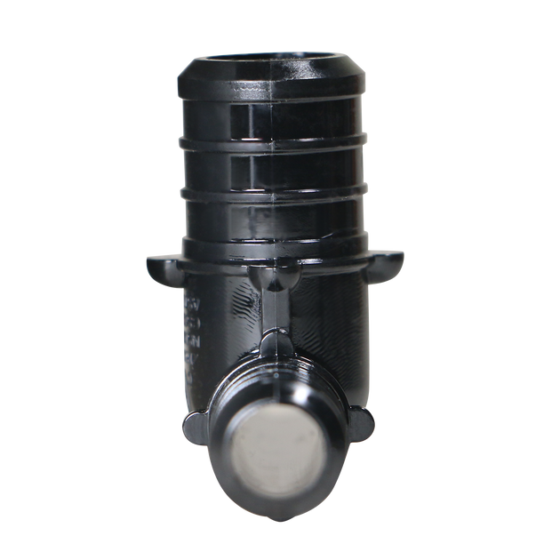 1/2 Inch X 1/2 Inch X 3/4 Inch PEX-B Barb Crimp Poly Alloy Tee