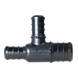 3/4 Inch X 1/2 Inch X 1/2 Inch PEX-B Barb Crimp Poly Alloy Tee