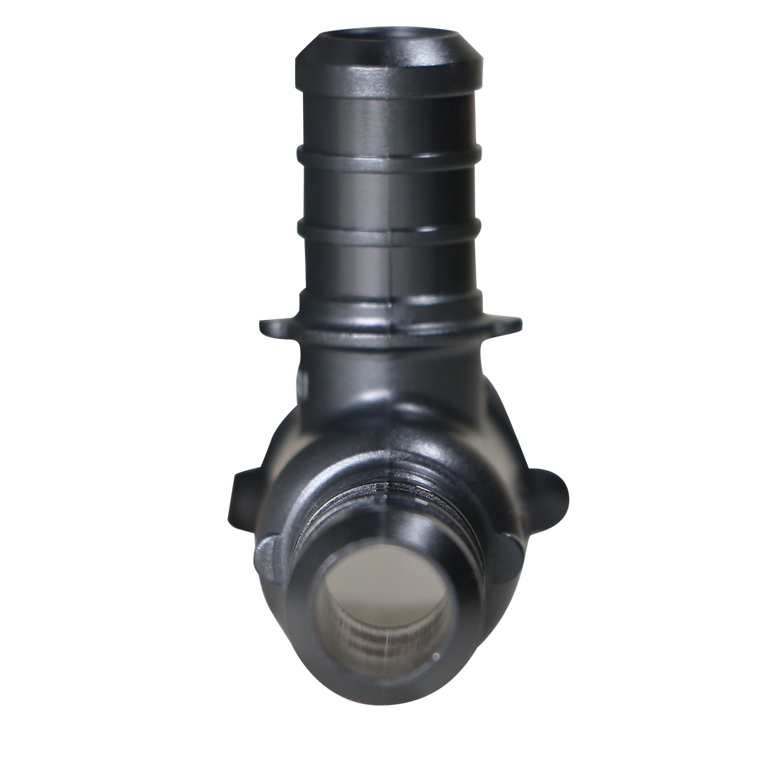 3/4 Inch X 1/2 Inch X 1/2 Inch PEX-B Barb Crimp Poly Alloy Tee