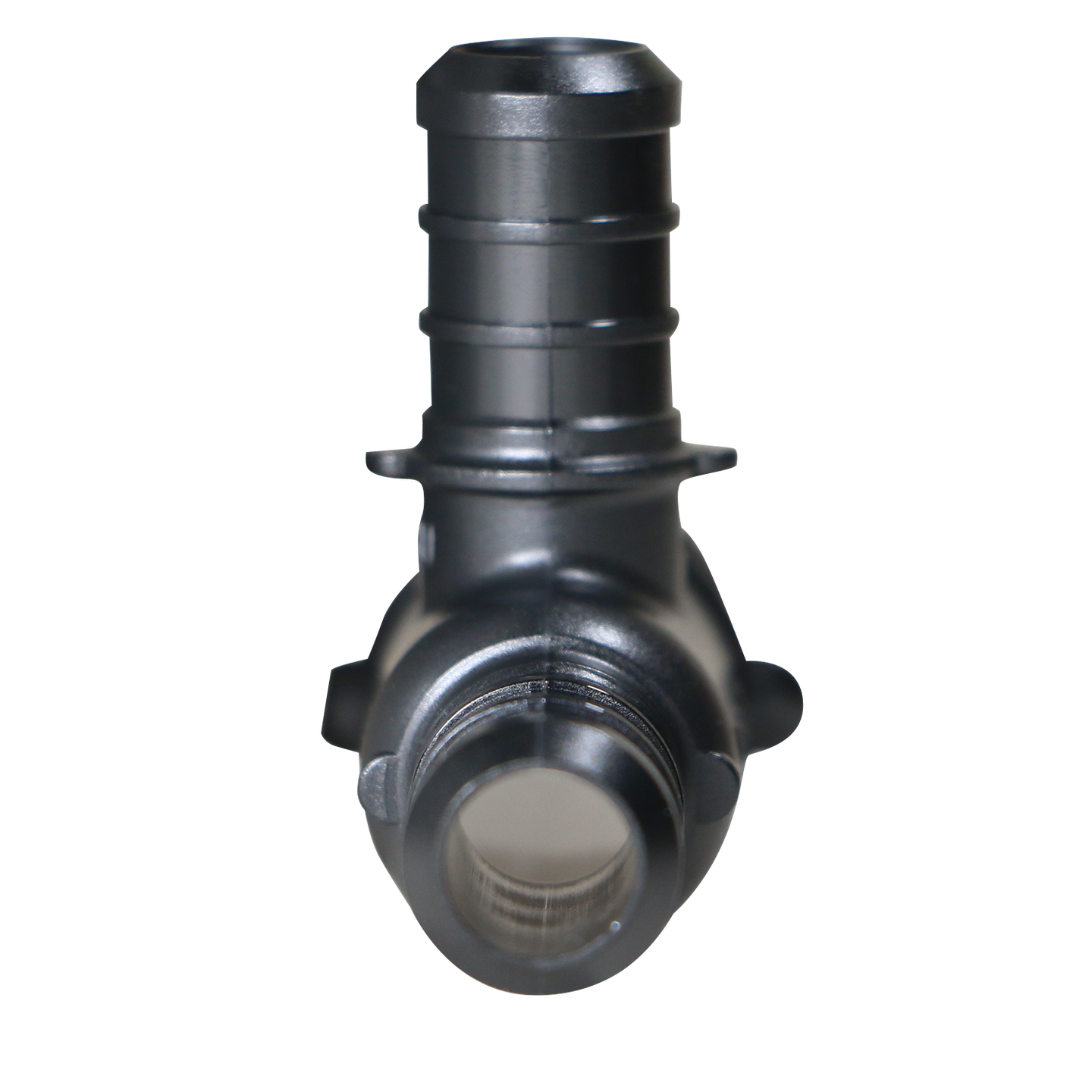 3/4 Inch X 1/2 Inch X 1/2 Inch PEX-B Barb Crimp Poly Alloy Tee