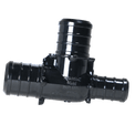 3/4 Inch X 1/2 Inch X 3/4 Inch PEX-B Barb Crimp Poly Alloy Tee