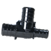 3/4 Inch X 1/2 Inch X 3/4 Inch PEX-B Barb Crimp Poly Alloy Tee