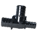 3/4 Inch X 1/2 Inch X 3/4 Inch PEX-B Barb Crimp Poly Alloy Tee
