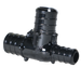 3/4 Inch X 1/2 Inch X 3/4 Inch PEX-B Barb Crimp Poly Alloy Tee