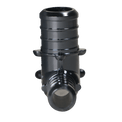 3/4 Inch X 1/2 Inch X 3/4 Inch PEX-B Barb Crimp Poly Alloy Tee