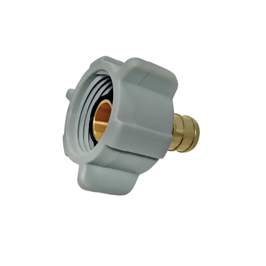 1/2 inch PEX-B Barb x 7/8 inch FNPT Swivel