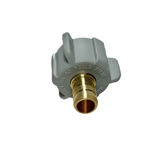 1/2 inch PEX-B Barb x 7/8 inch FNPT Swivel