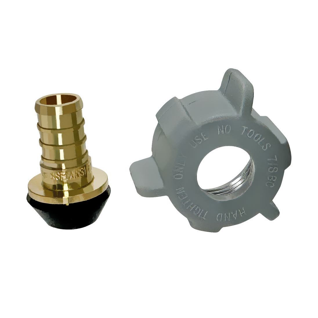 1/2 inch PEX-B Barb x 7/8 inch FNPT Swivel