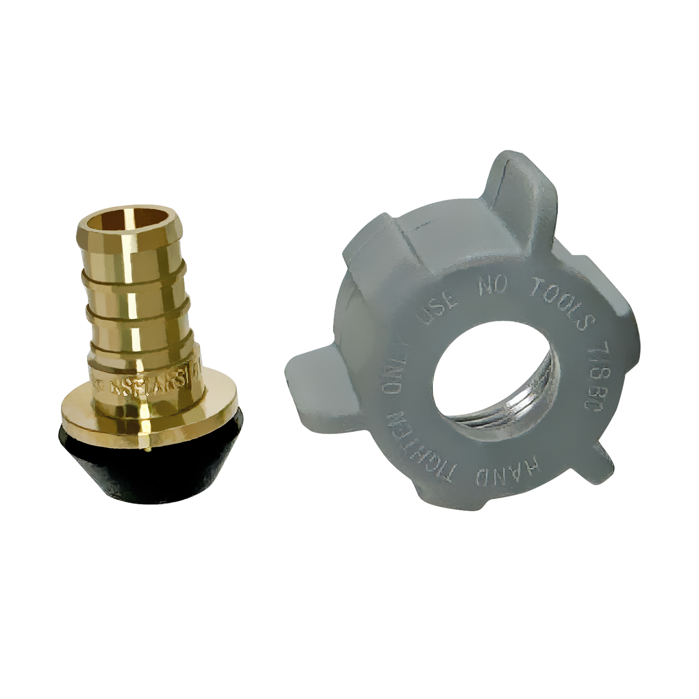 1/2 inch PEX-B Barb x 7/8 inch FNPT Swivel