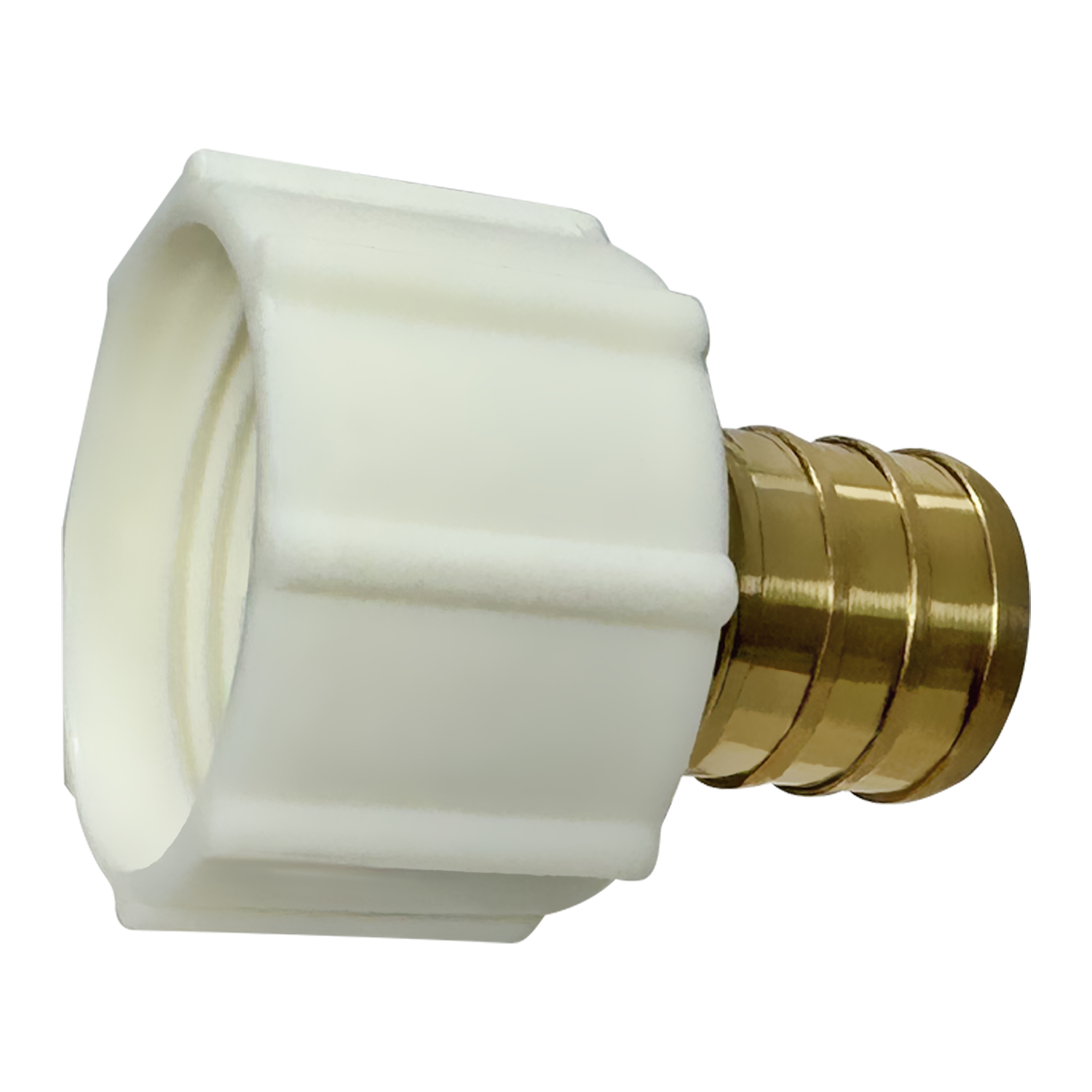 3/4 Inch PEX-B Barb x 3/4 Inch Female Swivel Adapter