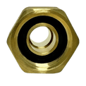 1/2 inch PEX-B Barb x 1/2 inch Female Swivel Adapter, Brass