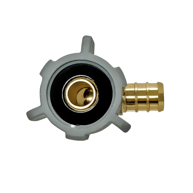 1/2 Inch PEX-B Barb x 7/8 Inch FNPT Swivel Elbow