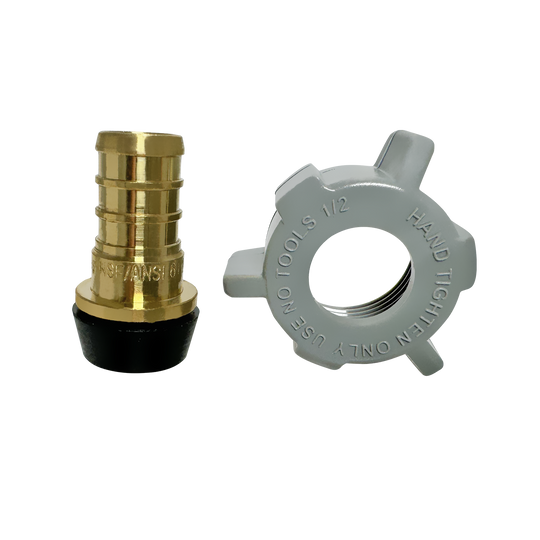 1/2 inch PEX-B Barb x 1/2 inch FNPT Swivel