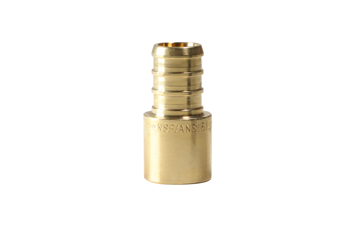 1/2 inch PEX-B Barb x 1/2 inch Male Sweat Adapter