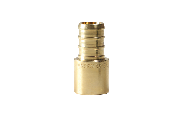 1/2 inch PEX-B Barb x 1/2 inch Male Sweat Adapter